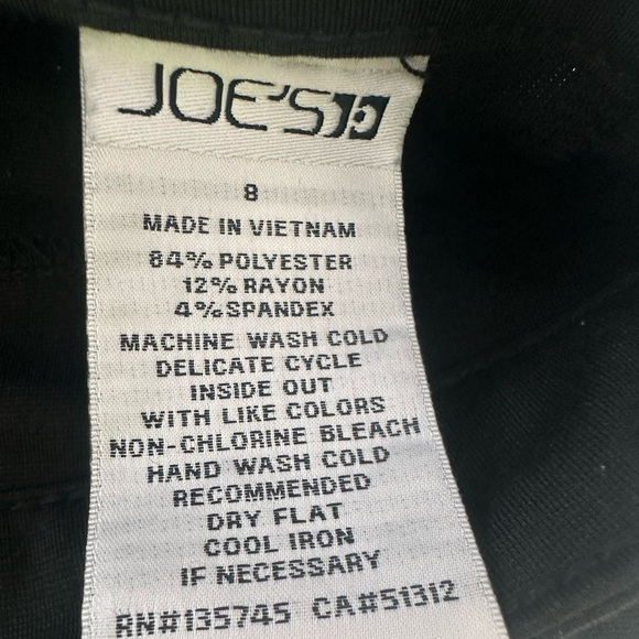 Joe’s black jeans, girls size 8 - Picture 7 of 9